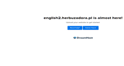 Desktop Screenshot of english2.herbuzadora.pl